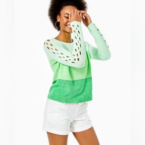 EUC Lilly Pulitzer Green Cortina Sweater